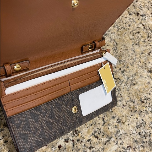 Michael Kors Bags Michael Kors Brown Crossbody With Wallet New